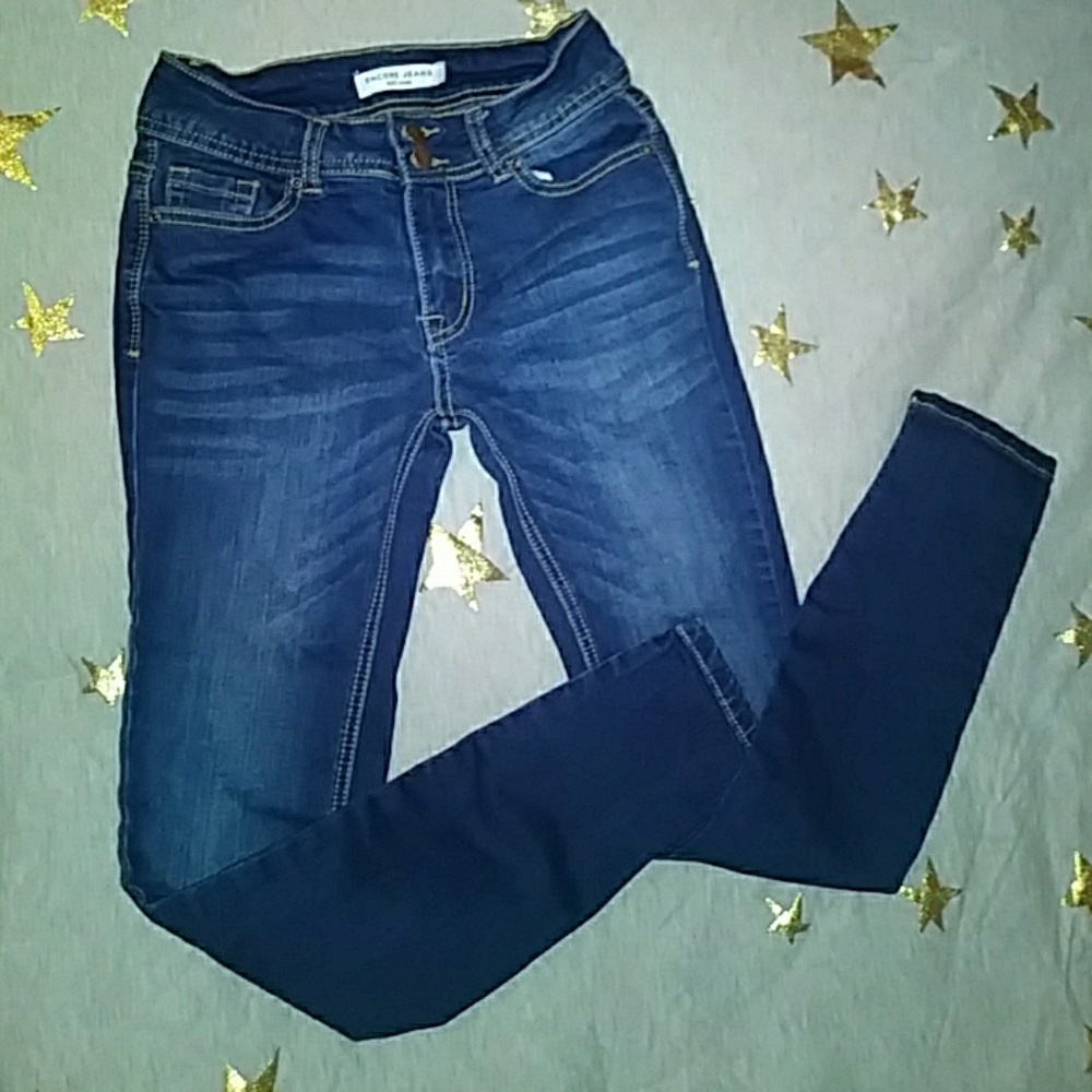 Dark blue jeans
